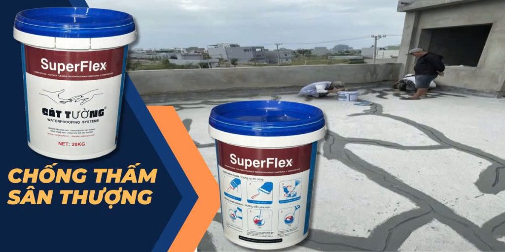 xử lý chống thấm sân thượng