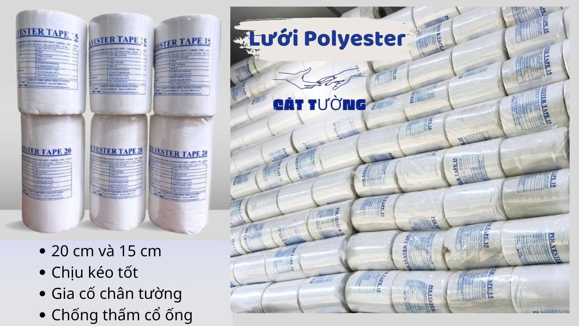 Lưới Polyester Chống Thấm Cát Tường