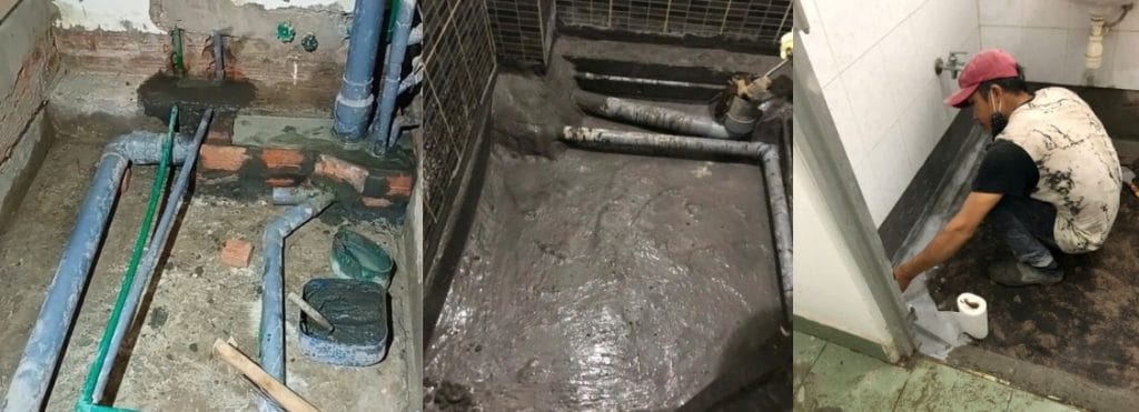 Xử lý chống thấm nhà vệ sinh đã qua sử dụng