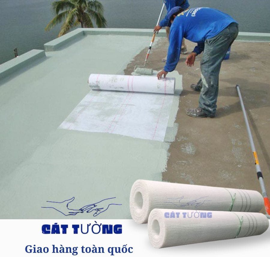 Ứng dụng của Lưới Thủy Tinh Gia Cường trong công tác chống thấm ngành xây dựng