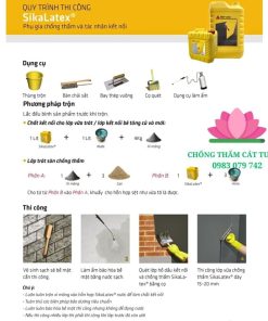 Hướng dẫn thi công Sika Latex