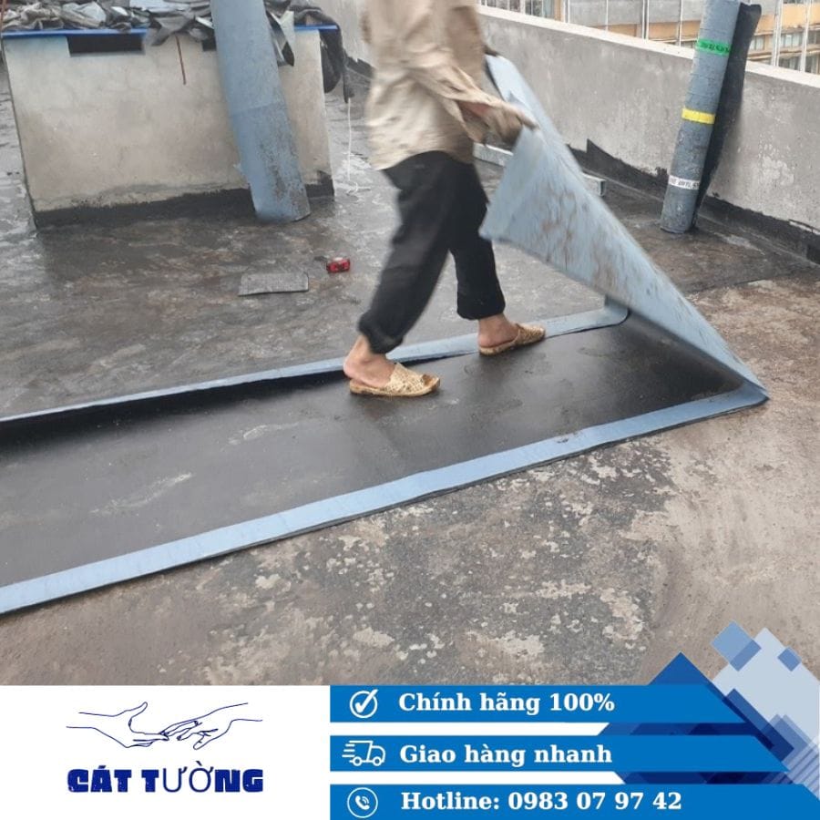 Hướng dẫn thi công chống thấm bằng màng tự dính Ultraflex SA NBS