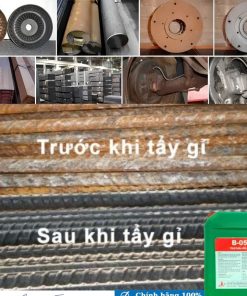 Lưu ý về thi công Chất tẩy rỉ sắt thép xây dựng