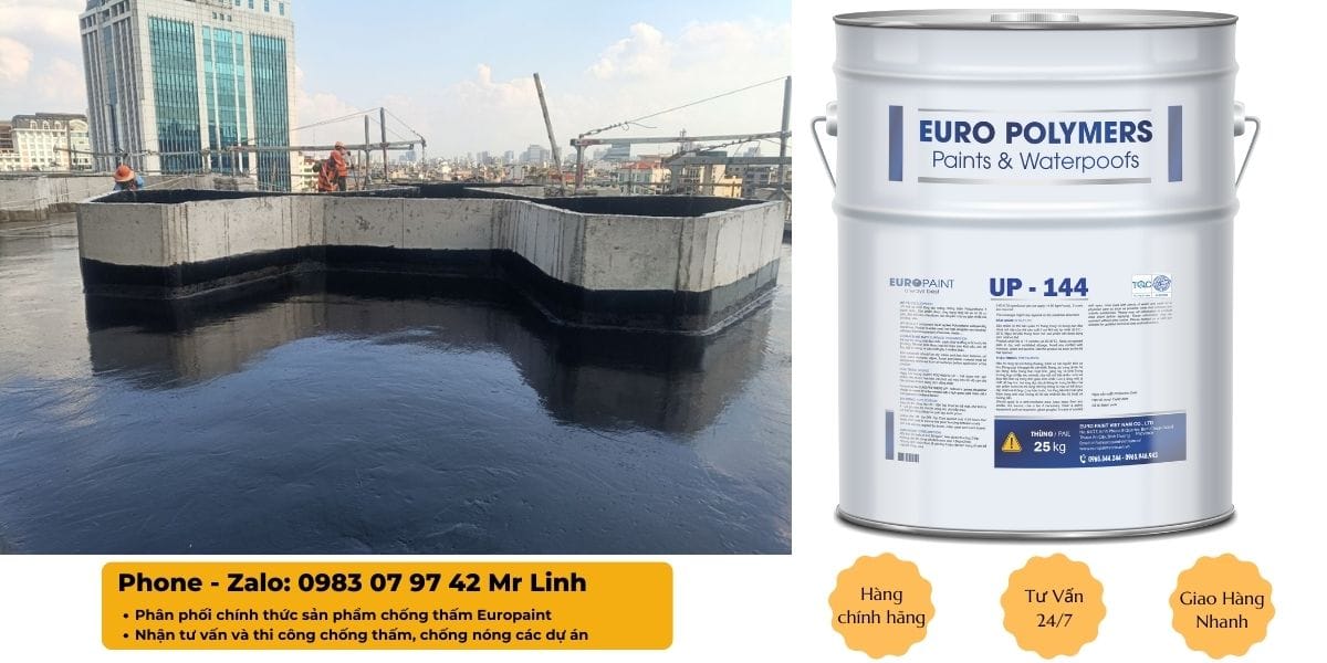 Quy trình thi công Euro paint Polymers UP-144 VN