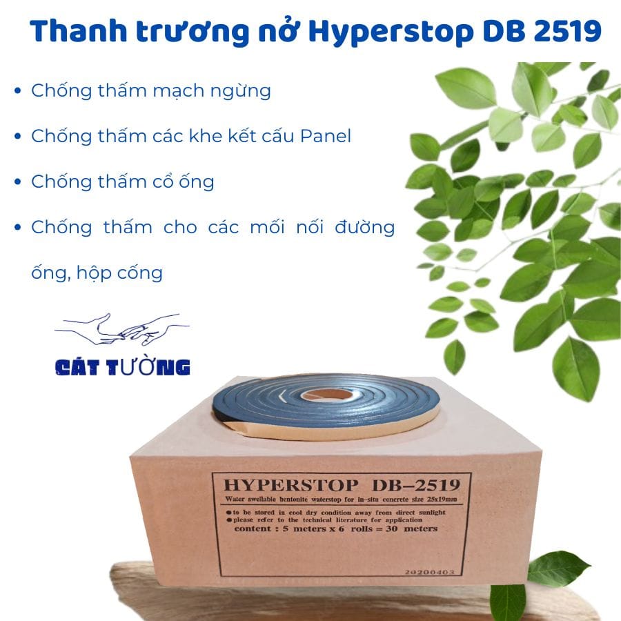 Ưu điểm của Thanh trương nở chống thấm là gì