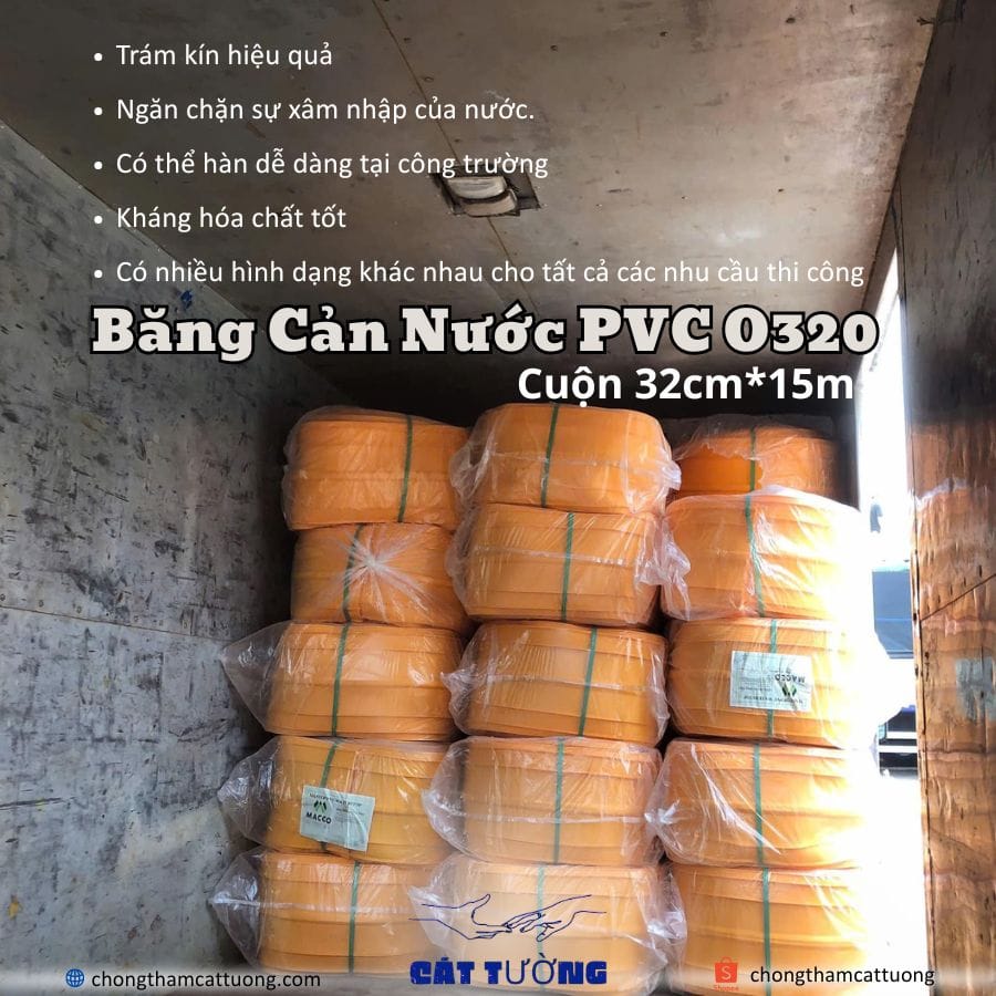Băng cản nước PVC O320