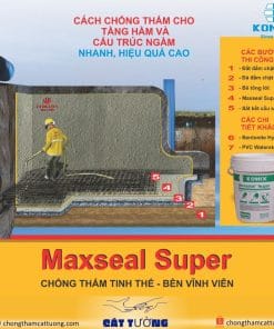 Chống thấm xi măng Maxseal Super