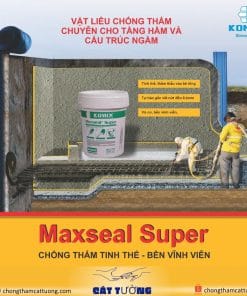 Maxseal Super Chống thấm tinh thể thẩm thấu Komix