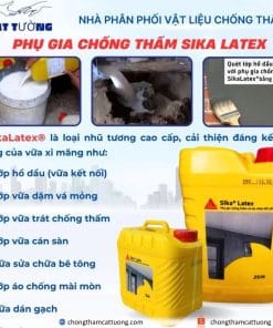 Phụ gia chống thấm và tác nhân kết nối Sika Latex