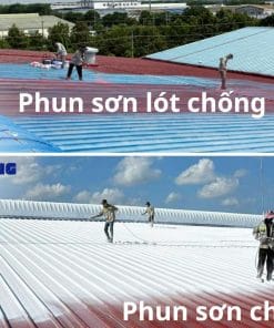 Sơn chống nóng mái tôn
