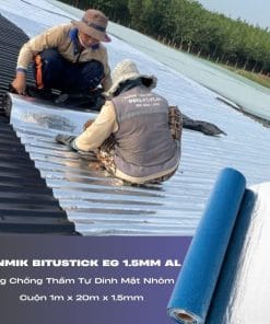 Màng nhôm chống nóng - màng chống thấm Conmik Bitustick EG AL